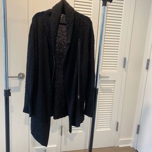 Men’s Oversized Cardigan with Zipper
